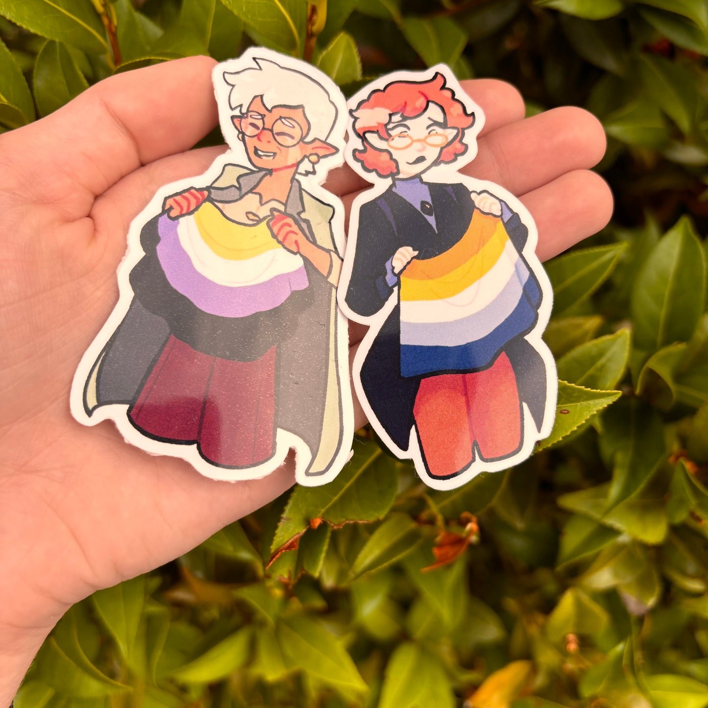 The Owl House Pride Flag Sticker Set