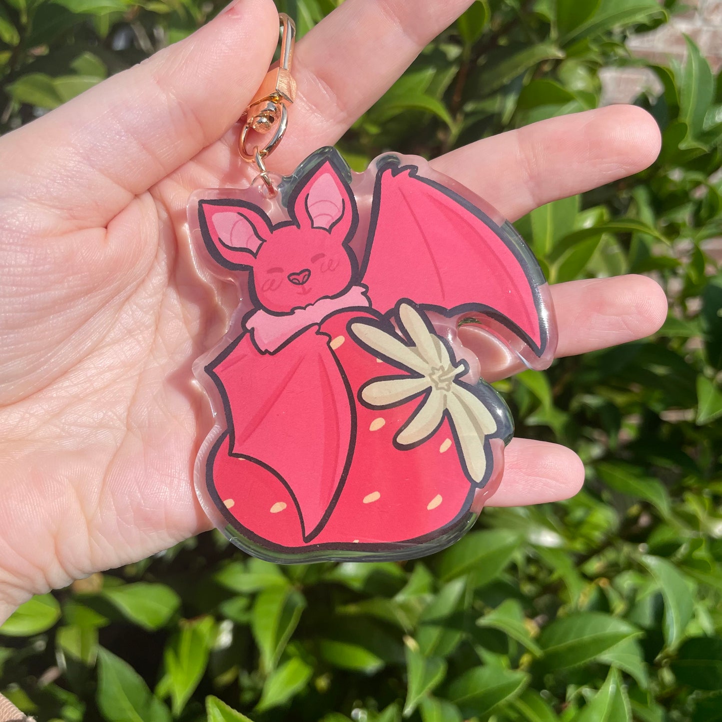 Fruit Bat Acrylic Keychains