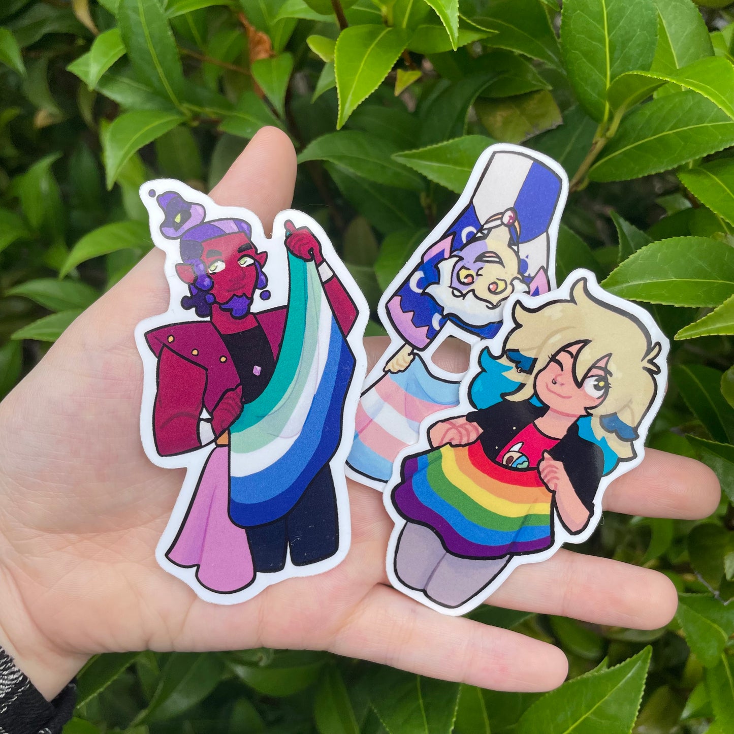 The Owl House Pride Flag Sticker Set