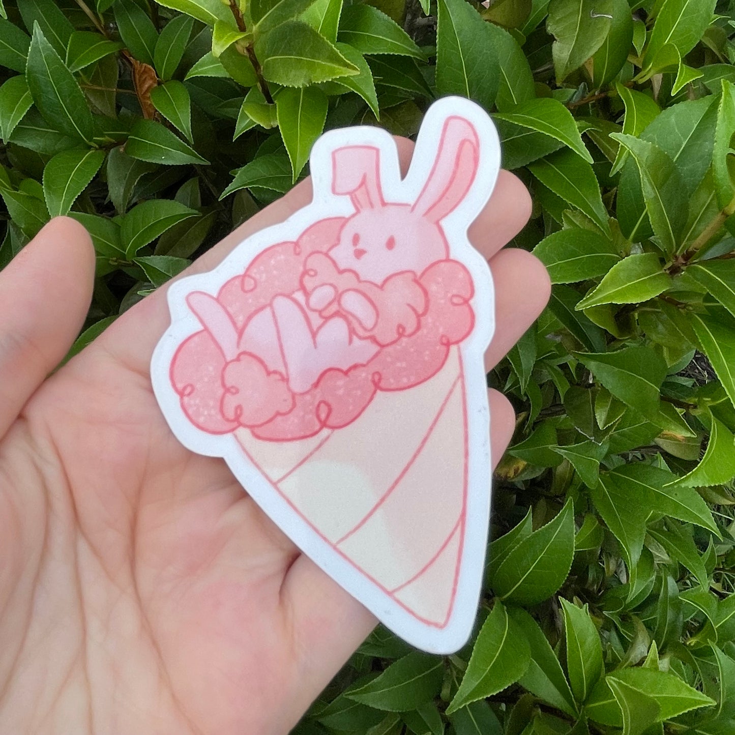 Cotton Candy Bunny Stickers