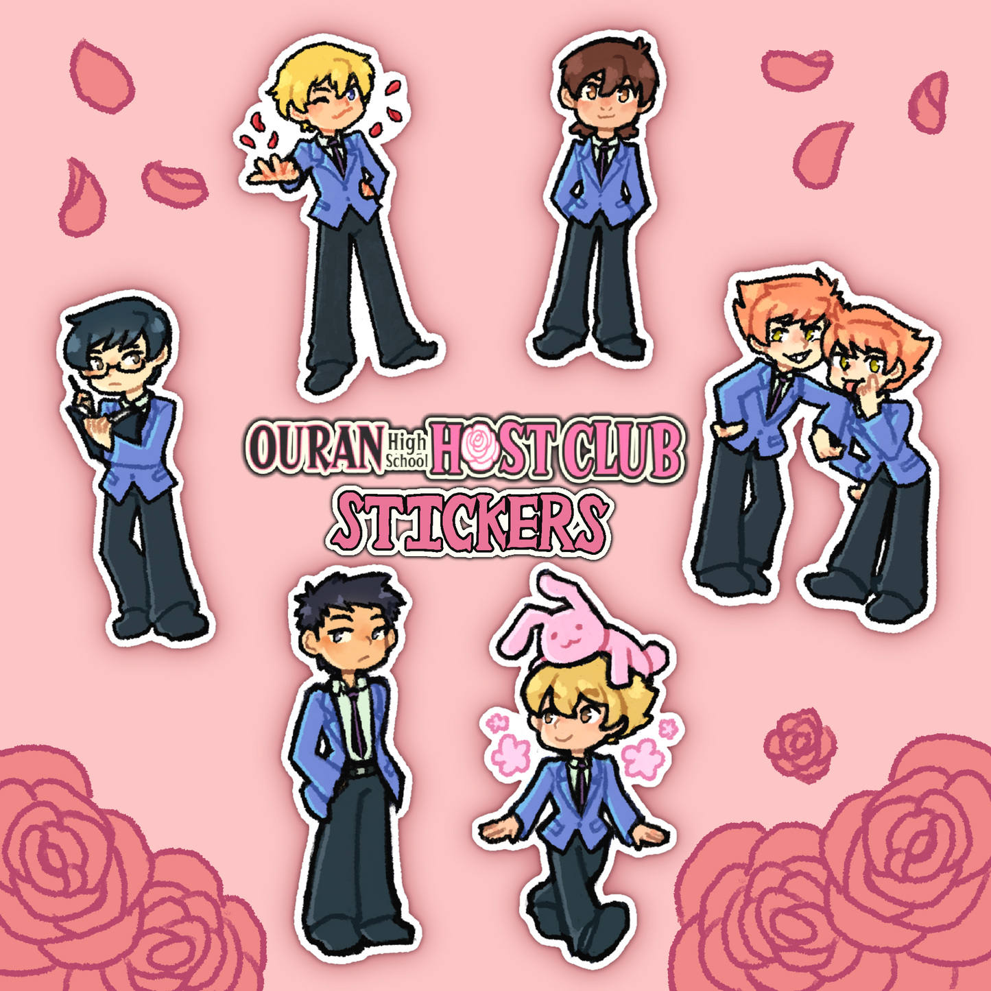 Ouran Highschool Host Club Stickers