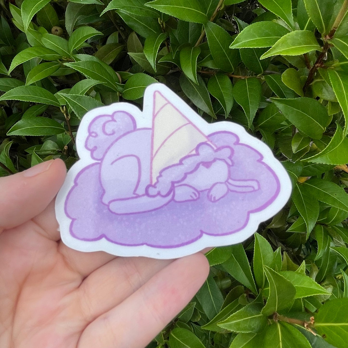 Cotton Candy Bunny Stickers