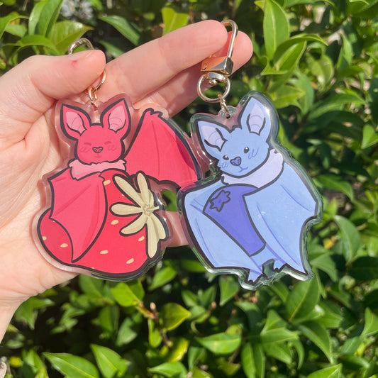 Fruit Bat Acrylic Keychains